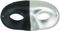 Eyemask: Bicolour Black/Silver