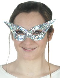 Eyemask: Holographic Flyaway Silver