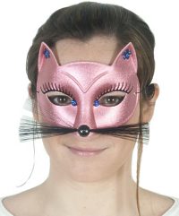 Eyemask: Persian Cat Pink