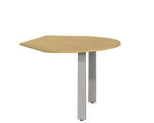 Unbranded Facts tear drop desk end meeting table(beech)