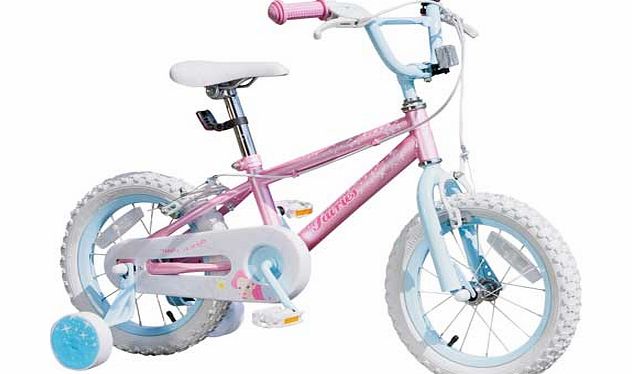 Ideal as a fun first bike for your little girl or as a cute upgrade if she is quickly outgrowing her last one. this 14 inch Girls Bike comes with removable stabilisers and adjustable seat and handlebar height so that it can grow with your kid and her
