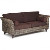 Unbranded Fairwind 2 Seater Sofa - CHOCOLATE cushions