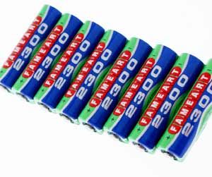 Fameart Rechargeable AA - Ni-Mh 2300 mAh EXTRA VALUE 8 pack - WOW !
