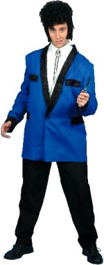 Unbranded Fancy Dress - 50s Teddy Boy Jacket (BLUE)