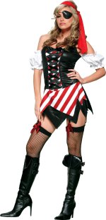 Unbranded Fancy Dress - Adult 1st Mate Pirate Costume extra large