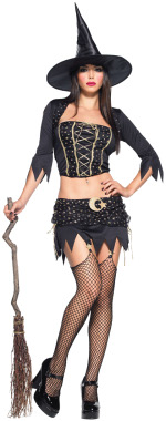 Unbranded Fancy Dress - Adult 4 Piece Mystical Witch Costume Small