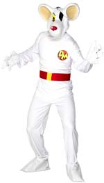 Unbranded Fancy Dress - Adult 80s Super Hero Danger Mouse Costume
