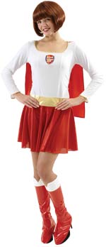 Unbranded Fancy Dress - Adult Arsenal Ladies Superhero Costume Small