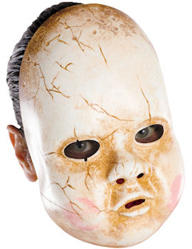 Unbranded Fancy Dress - Adult Baby Doll Halloween Mask