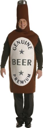 Unbranded Fancy Dress - Adult Beer Bottle Costume (FC)