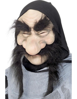 Unbranded Fancy Dress - Adult Bernard Mask with Hair and