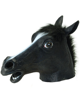 Unbranded Fancy Dress - Adult Black Beauty Horse Mask