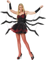 Unbranded Fancy Dress - Adult Black Widow Costume Small/Medium