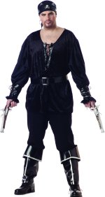 Unbranded Fancy Dress - Adult Blackheart The Pirate Costume (FC)