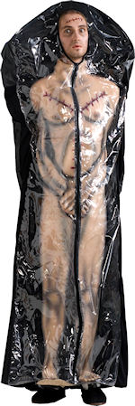 Unbranded Fancy Dress - Adult Body-in-a-Bag Halloween Costume