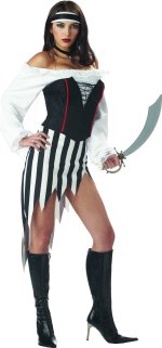 Unbranded Fancy Dress - Adult Buccaneer Babe Costume Small