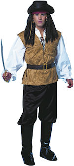 Unbranded Fancy Dress - Adult Buccaneer Pirate Costume