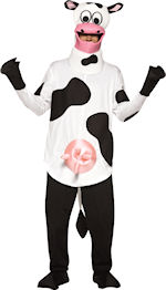 Unbranded Fancy Dress - Adult Budget Cow Costume
