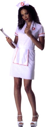 Unbranded Fancy Dress - Adult Budget Nurse Get Well Costume Extra Large
