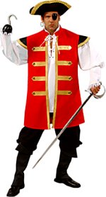 Unbranded Fancy Dress - Adult Captain Hook Pirate Costume