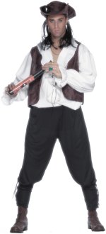 Unbranded Fancy Dress - Adult Caribbean Pirate Costume