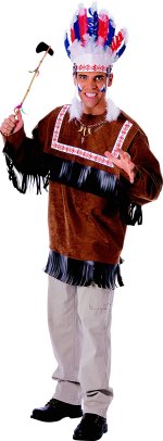 Unbranded Fancy Dress - Adult Cherokee Indian Warrior
