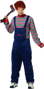 Unbranded Fancy Dress - Adult Chucky Halloween Costume (Inc. Dungarees)