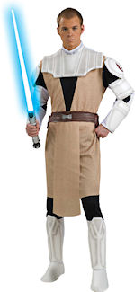Unbranded Fancy Dress - Adult Clone Wars Deluxe Obi Wan Kenobi Costume