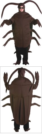 Fun cockroach costume! Includes body and shoe covers.