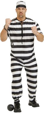 Unbranded Fancy Dress - Adult Convict Costume