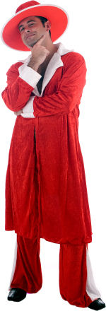 Unbranded Fancy Dress - Adult Cool Santa Pimp Costume