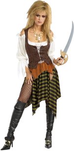 Unbranded Fancy Dress - Adult Cutthroat Pirate Costume