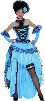 Unbranded Fancy Dress - Adult Dancehall Dolly Can-Can Costume
