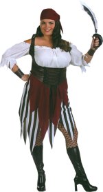 Unbranded Fancy Dress - Adult Deck Hand Darling Pirate Costume (FC)