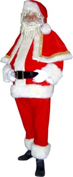 Unbranded Fancy Dress - Adult Deluxe Christmas Santa Suit