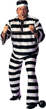 Unbranded Fancy Dress - Adult Deluxe Convict Costume (FC)
