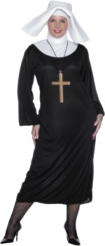Unbranded Fancy Dress - Adult Deluxe Nun Costume