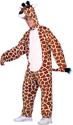 Unbranded Fancy Dress - Adult Deluxe Plush Giraffe Costume