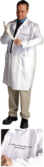 Unbranded Fancy Dress - Adult Doctor Lab Coat Harry Fingerman