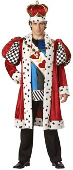 Unbranded Fancy Dress - Adult Elite Quality King of Hearts Costume