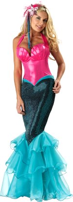 Unbranded Fancy Dress - Adult Elite Quality Mermaid Costume Extra Large