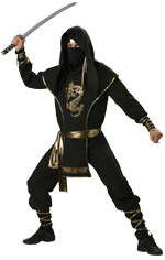 Unbranded Fancy Dress - Adult Elite Quality Ninja Warrior