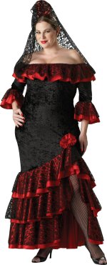 Unbranded Fancy Dress - Adult Elite Quality Senorita Costume (FC) XXXL