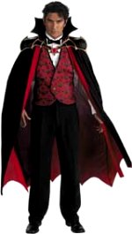 Unbranded Fancy Dress - Adult Evening Vampire Costume