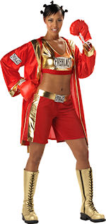 Unbranded Fancy Dress - Adult Everlast Sexy Contender Costume Small