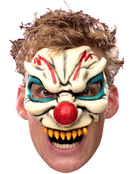 Unbranded Fancy Dress - Adult Evil Clowning Mask