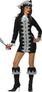 Unbranded Fancy Dress - Adult Fancy Pirate Costume Small