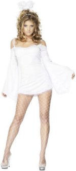 Unbranded Fancy Dress - Adult Fever Angel Costume Small