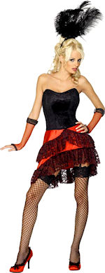 Unbranded Fancy Dress - Adult Fever Can Can Costume Small
