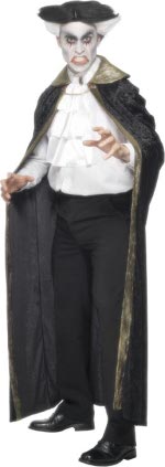 Unbranded Fancy Dress - Adult Gothic Vampire Count Cape and Cravat